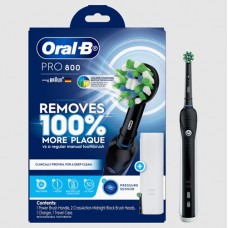 Oral-B Pro 800 Black CrossAction Electric Toothbrush